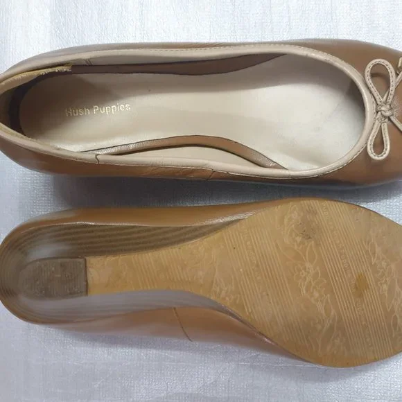 hush puppies leather pumps shoes - Picture 8 of 14